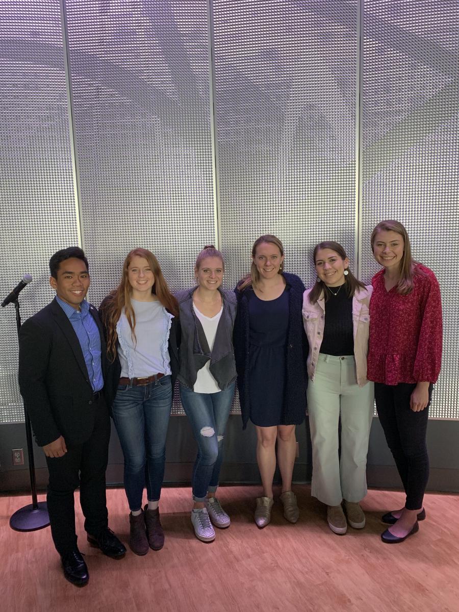 CBL Interns at Jon Favreau WBUR event.