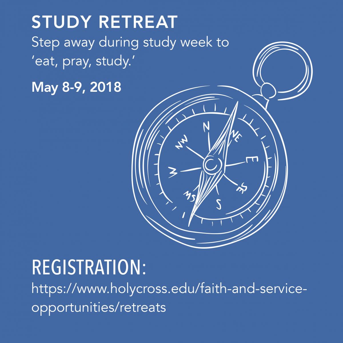 Study Retreat bookmark example