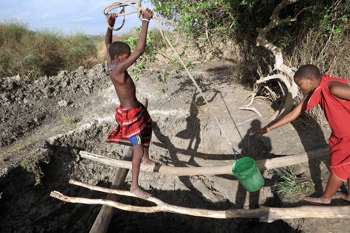 This photo, titled “Water Scarcity,” was taken by Vasco Chavez-Molina '18, an anthropology and Environmental Studies double major with a concentration in Africana Studies, while studying abroad in Tanzania. It earned him second place in the 2017 study abroad photo contest. “When interviewing local Datoga villagers in Yaeda Valley about climate change, most of them stated that droughts are lasting longer while the rainy season is becoming shorter. This underground well, about 30 feet deep, provides water for their cattle during the dry season,” he says.