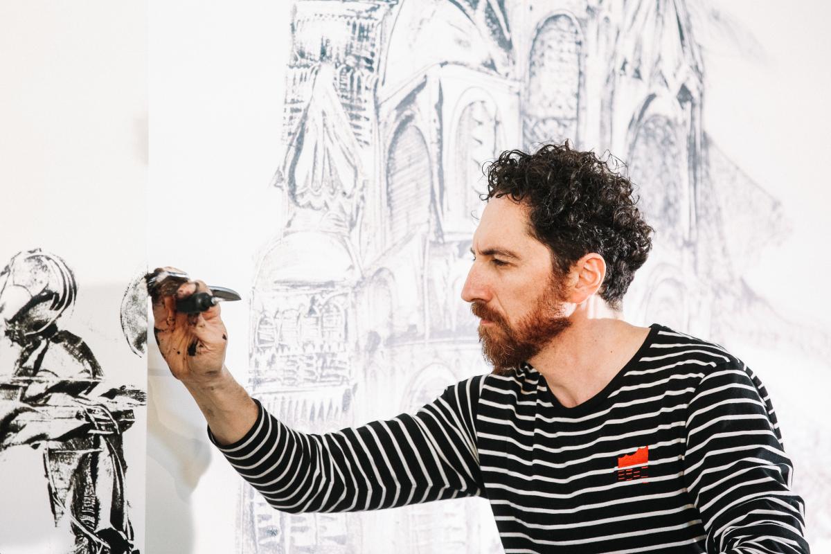 Silkroad percussionists in performance