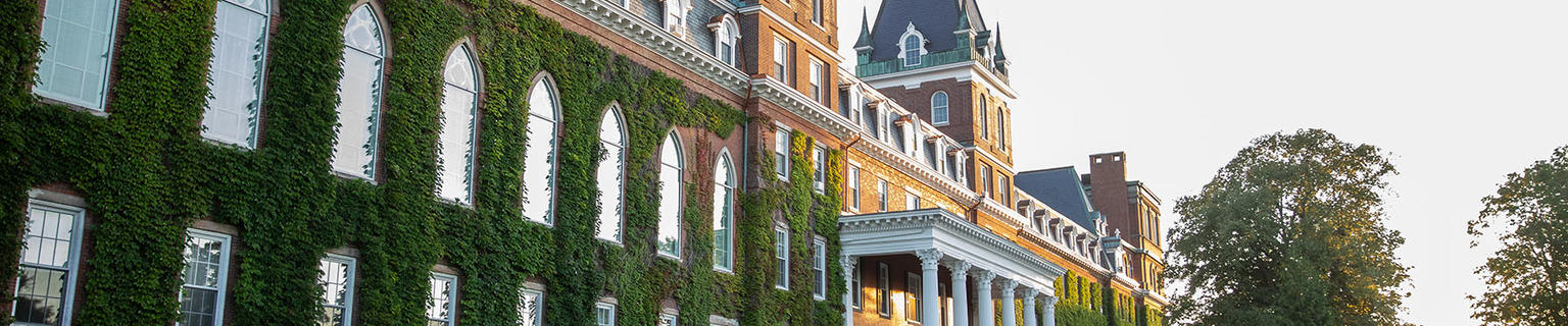 Ivy-covered Fenwick Hall 