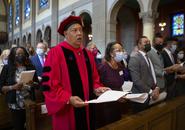 individuals at inauguration