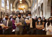 individuals at inauguration