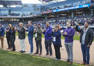 Holy Cross vs Colgate football game played at Polar Park.