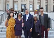 individuals at inauguration