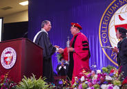 individuals at inauguration