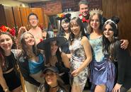 group of students dressed up