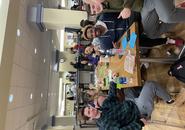 Group of students plying bingo