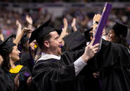Students celebrate at commencement 2024