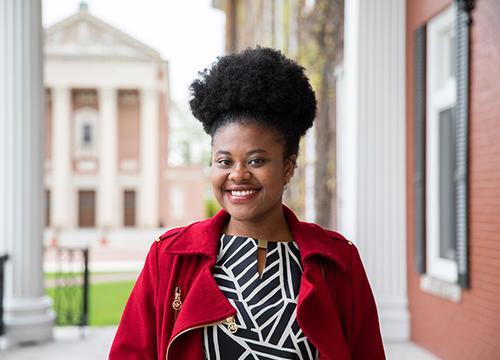 Edith Mensah Otabil '19. Photo by Avanell Brock