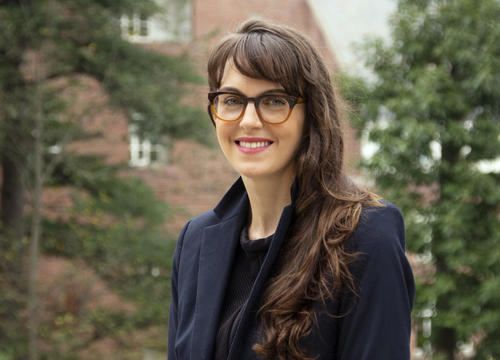 Emily Campbell, visiting assistant professor of sociology. Photo by John Buckingham