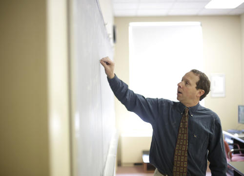 Victor Matheson, professor of economics. Photo by Tom Rettig