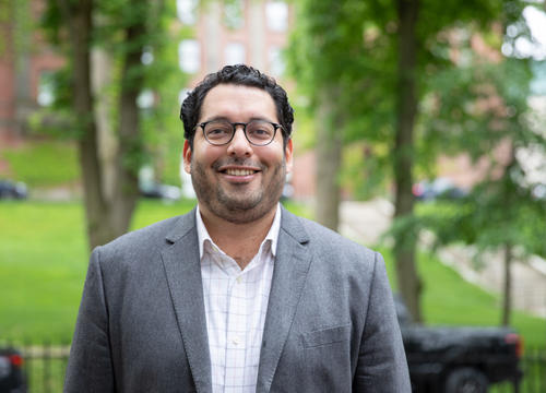 Juan Ramos, associate professor of Spanish. Photo by Avanell Chang