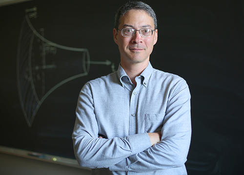 Andrew Hwang, associate professor of mathematics. Photo by Tom Rettig