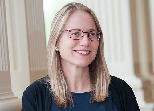 Leila Philip, professor of English. Photo by Allison Waltz