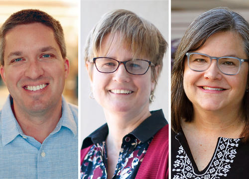 (left to right) Kenneth Mills, Ellen Perry and Stephanie Yuhl