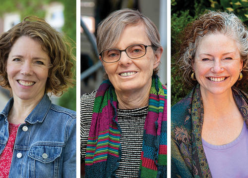 (Left to right) Paige Reynolds, Susan Schmidt, and Kendy Hess