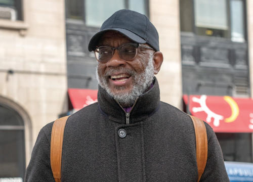 Ron Lawson '75 in New York City