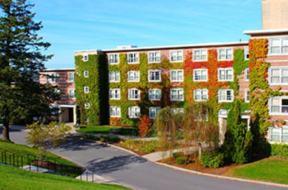 exterior view of Brooks Hall