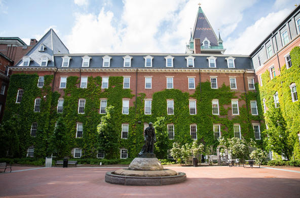Memorial Plaza outside of Smith Hall
