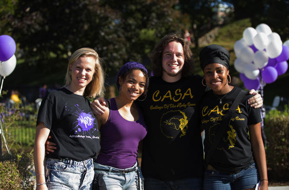 alana students arms linked together