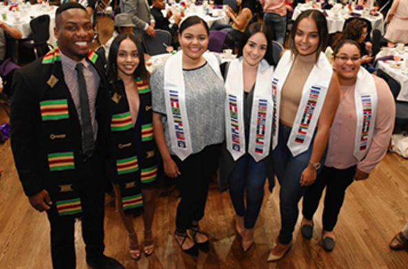 students at ALANA event