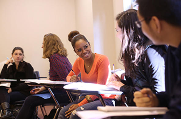 students in a classroom