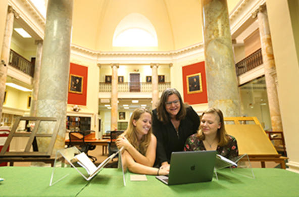 Professor and a student