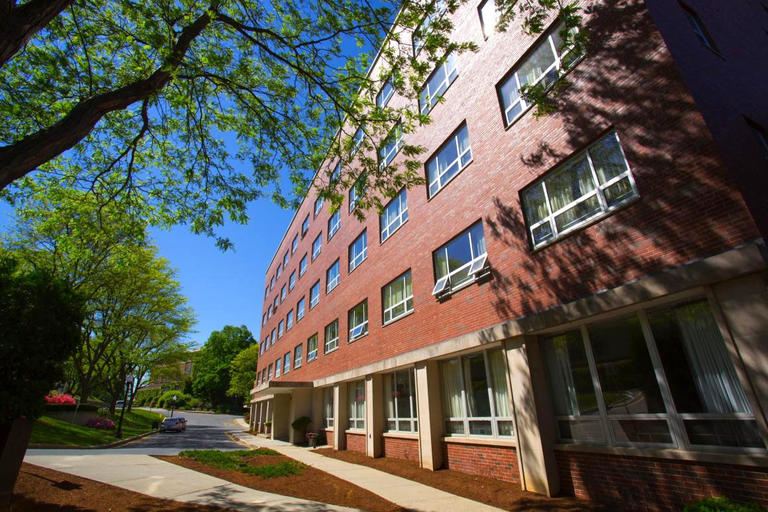 exterior view of Loyola Hall