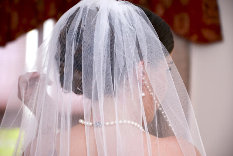 Bride with veil