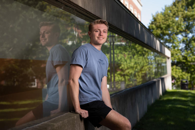 Image of senior Nick Lazzaro