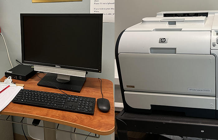 photo of color printer