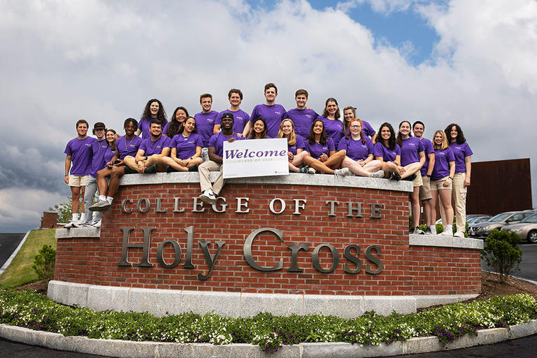 Orientation leaders pose for photos following the completion of the 2022 Gateways program