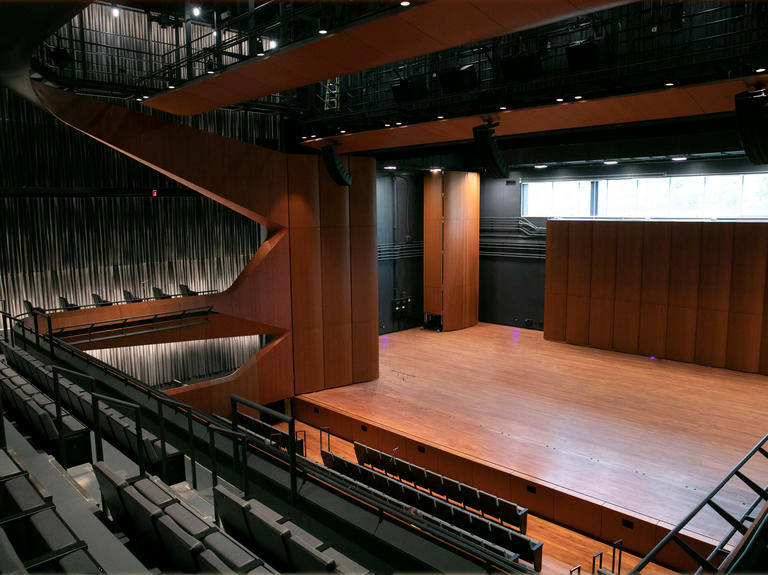 View of an empty Luth Concert.