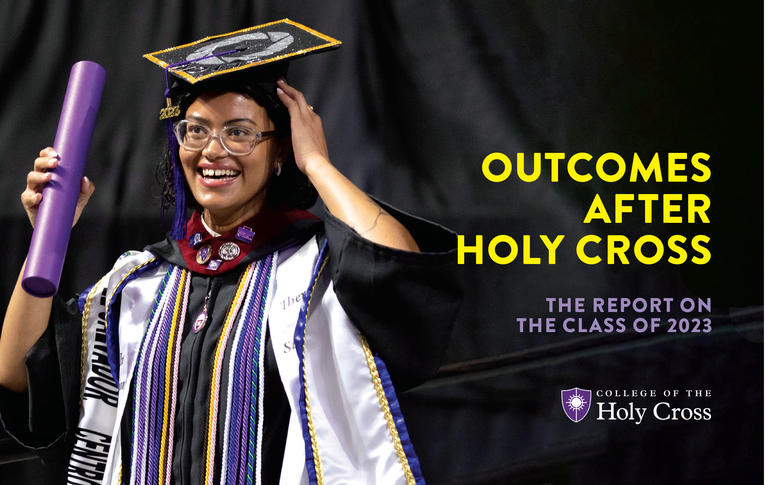 Student at Graduation Turning Her Tassle Over