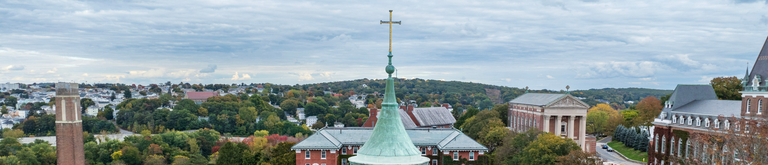 Aerial photo of Holy Cross