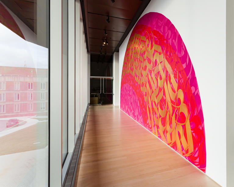 Cantor Gallery Window Commission Sneha Shrestha painting