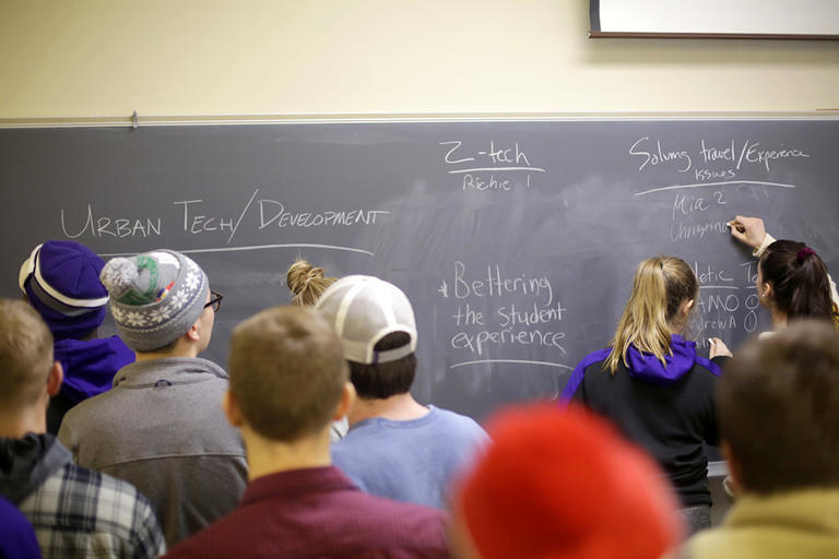 Students in classroom 