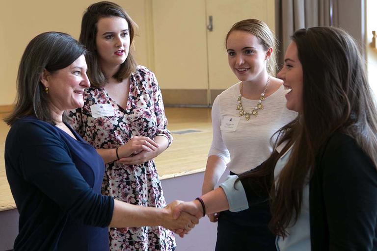 Students meeting students