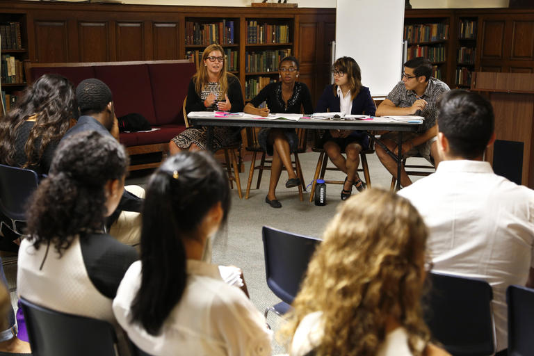 Students in classroom
