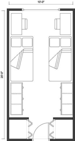 Brooks Hall Floorplan