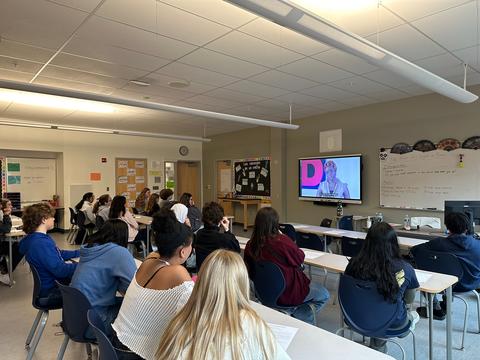 CBL interns at conference