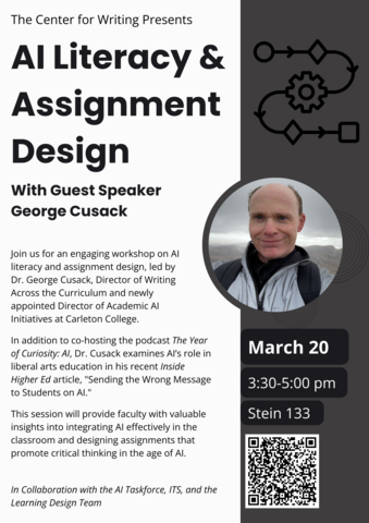 AI Literacy and Assignment Design Flyer